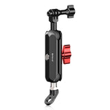 Adjustable Cnc Metal Motorcycle Rearview Arm Mount - 45-Degree Angle