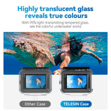 Full Scene Waterproof Diving Housing with Anti-fog - Close-Up Angle