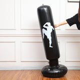 Vertical Inflatable Boxing Punching Bag For Children And Adults - 1.5M - 45-Degree Angle