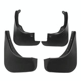 For Toyota Yaris 2006-2011 4Pcs / Set Car Auto Soft Plastic Splash Flaps Fender Guard - Front View