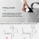 Foldable Aluminum Laptop Stand - Universal - 45-Degree Angle