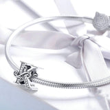 Diy Bracelet Beaded Accessories With Zircon Beads J Style - J - 45-Degree Angle