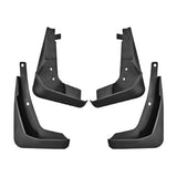 For Audi A3 Hatchback Sport 2017-2020 4Pcs / Set Car Auto Soft Plastic Splash Flaps Fender Guard - Front View