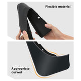 For Audi A3 Hatchback Sport 2017-2020 4Pcs / Set Car Auto Soft Plastic Splash Flaps Fender Guard - Top-Down View