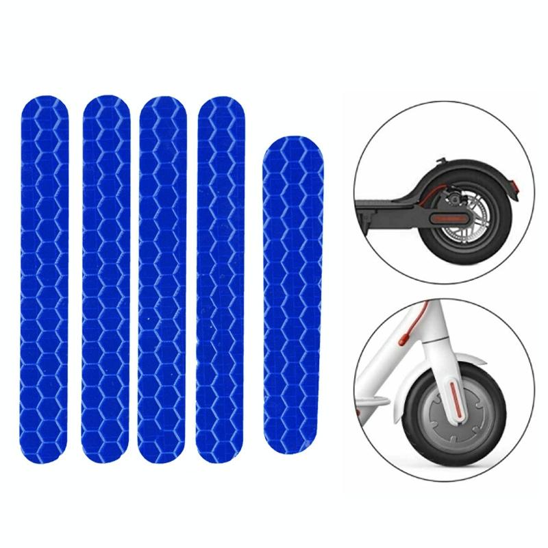 Reflective Stickers for Ninebot Es1 Scooter - Blue
