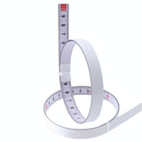 Self-Adhesive Steel Ruler With 5M Tape Measure - Top-Down View