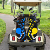 Electric Golf Cart Ball Bag Holder for Club Car Ds Tour Accessories - Low Angle