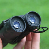 High Power Night Vision Binoculars - 12x25 Hd Pocket Telescope - 45-Degree Angle
