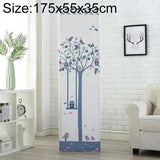 Universal Fabric Dust Cover for Vertical Cabinet Air Conditioners - 175x55x35cm Swing - Front View