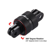 360 Degree Rotation Swivel Arm Tripod Mount for Action Cameras - Rear View