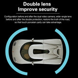 5 Lcd Touch Screen Rear View Mirror Car Recorder With Separate Camera - Extra Image