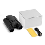 10x Lcd Binoculars with Neck Strap and 25mm Objective Lens - Rear View