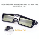 3d Active Glasses for Projectors - Universal - Top-Down View