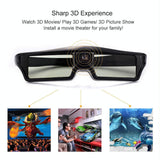 3d Active Glasses for Projectors - Universal - Low Angle
