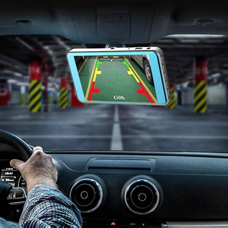 Smart Car Dual Lens Video Camera - Full Hd 1080p Motion Detection Tf Card Support
