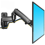 Adjustable Gas Spring Arm Wall Mount for 17-27 Led Lcd Monitors - Front View