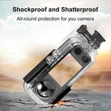 Waterproof Housing for Insta360 X3 - 30m Depth - Close-Up Angle
