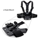 2-pack Vertical j Hook Mounts for Action Cameras - Rear View