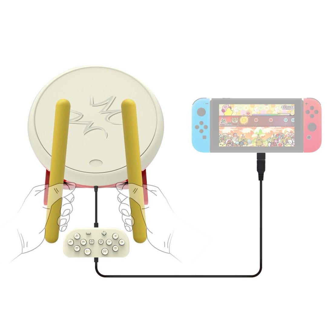 Drum Sticks Controller Kit for Nintendo Switch - Compact and Versatile
