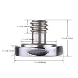 Quick Release Tripod Mount with 1 / 4 Male Screw and c Ring