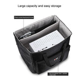 Gaming Computer Desktop Pc Case Electronic-sports Device Organizer Travel Protection Bag for Monitor Keyboard - Top-Down View