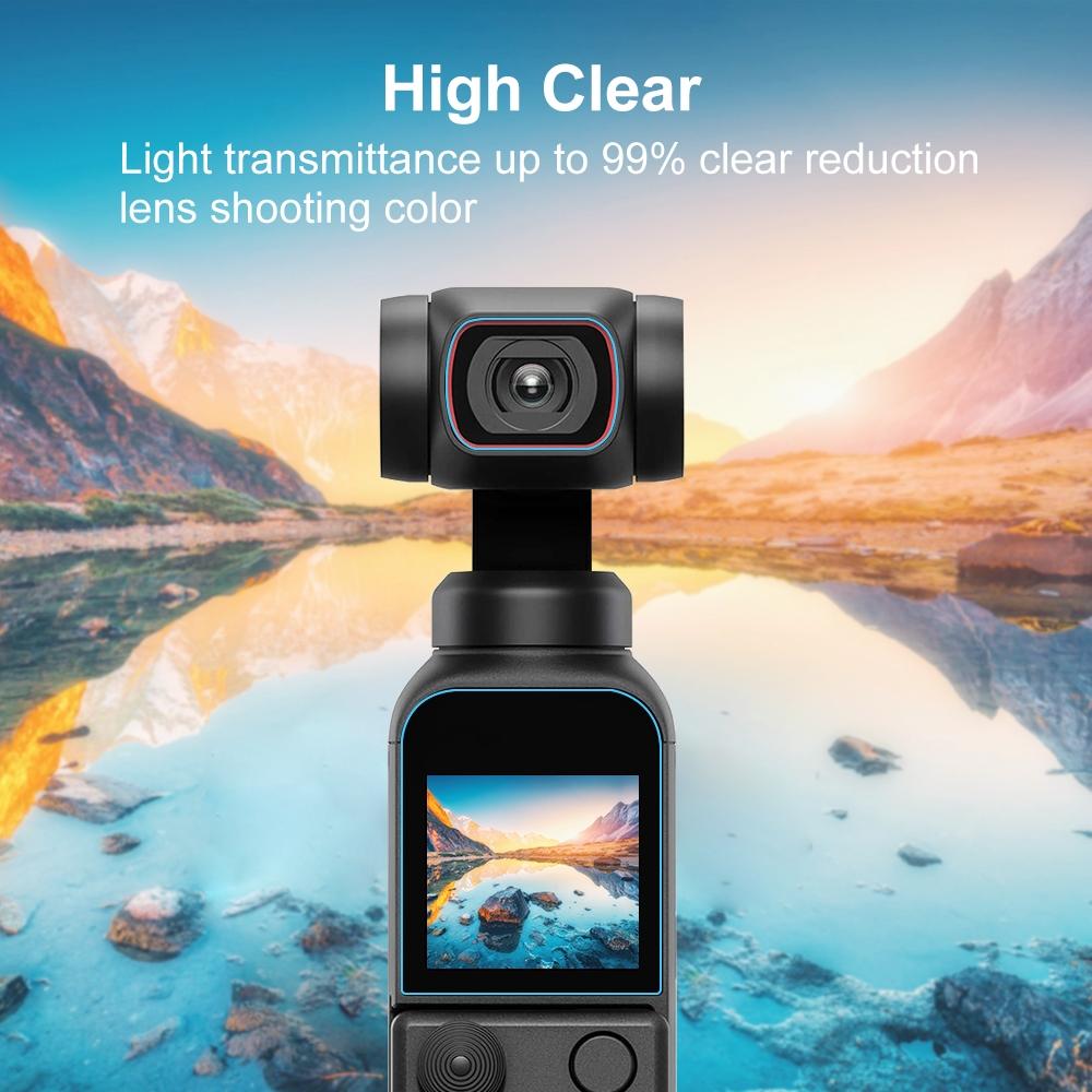 Tempered Glass Lens Protector for Dji Pocket 2 - 9h 2.5d Hd