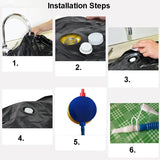 1.6M Inflatable Boxing Pillar Sandbag For Adult Children - Vent Toy Punching Bag Tumbler - 45-Degree Angle