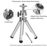Compact Telescopic Tripod for Dslr and Action Cameras - 45-Degree Angle