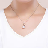 925 Sterling Silver Pearl Heart Pendant For Diy Bracelets & Necklaces - Extra Image