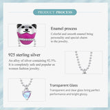 925 Sterling Silver Adorable Hot Air Balloon Bracelet Charm - Front View