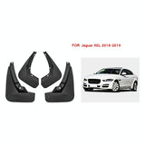 For Jaguar Xel 2018-2019 4Pcs / Set Car Auto Soft Plastic Splash Flaps Fender Guard - Side View