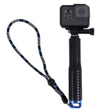 Extendable Monopod for Gopro and Other Action Cameras - 19-49cm - 45-Degree Angle