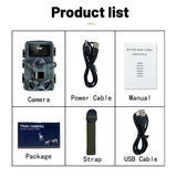 4k Infrared Night Vision Hunting Camera with 2 Lcd Screen - Close-Up Angle