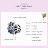 925 Sterling Silver Flower Bead Bracelet & Necklace Set - Top-Down View