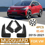 For Volkswagen Id.4X 2015-2023 4Pcs / Set Car Auto Soft Plastic Splash Flaps Fender Guard - Side View