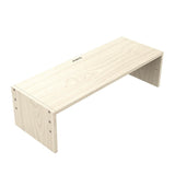Natural Wood Monitor Stand - Compact Design - 45-Degree Angle