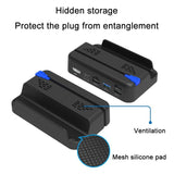 Network-ready Game Console Base for Data Transmission - Rear View