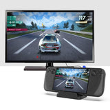 Network-ready Game Console Base for Data Transmission - Close-Up Angle