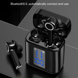 5d Stereo t & g Tg905 Tws Bluetooth Earphones with Led Display & Charging Box - Rear View