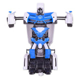 Remote Control Police Car - 4 Channels Deformable Toy - Extra Image