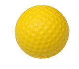Set of 10 Rubber Indoor Golf Balls - Front View