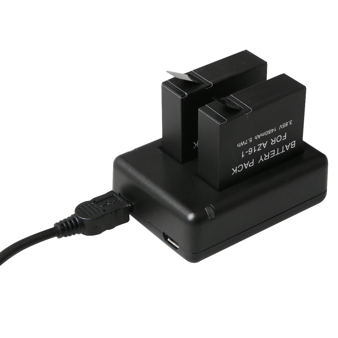 Usb Dual Battery Charger for Xiaomi Xiaoyi Ii 4k Camera