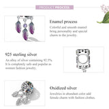 925 Sterling Silver Tree Of Life Dream Catcher Bracelet / Necklace Set - 45-Degree Angle