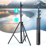 Professional Metal Lighting Stand For Studio Flash - 2.8M Height - Close-Up Angle