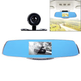 4.3 Hd 1080p Rearview Mirror Vehicle Dvr with Screen Display - Front View