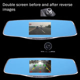 4.3 Hd 1080p Rearview Mirror Vehicle Dvr with Screen Display - 45-Degree Angle