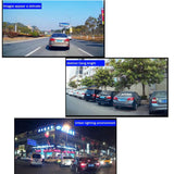 4.3 Hd 1080p Rearview Mirror Vehicle Dvr with Screen Display