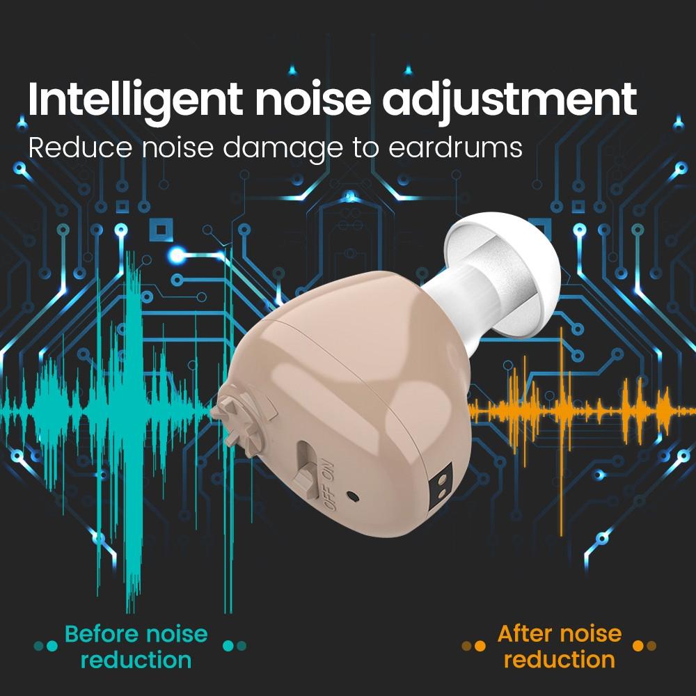 Rechargeable In Ear Sound Amplifier With Usb Charger