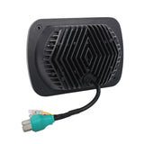 1 Pair 7 Inch Car Square Headlight Work Light - Top-Down View