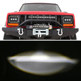 1 Pair 7 Inch Car Square Headlight Work Light - Close-Up Angle